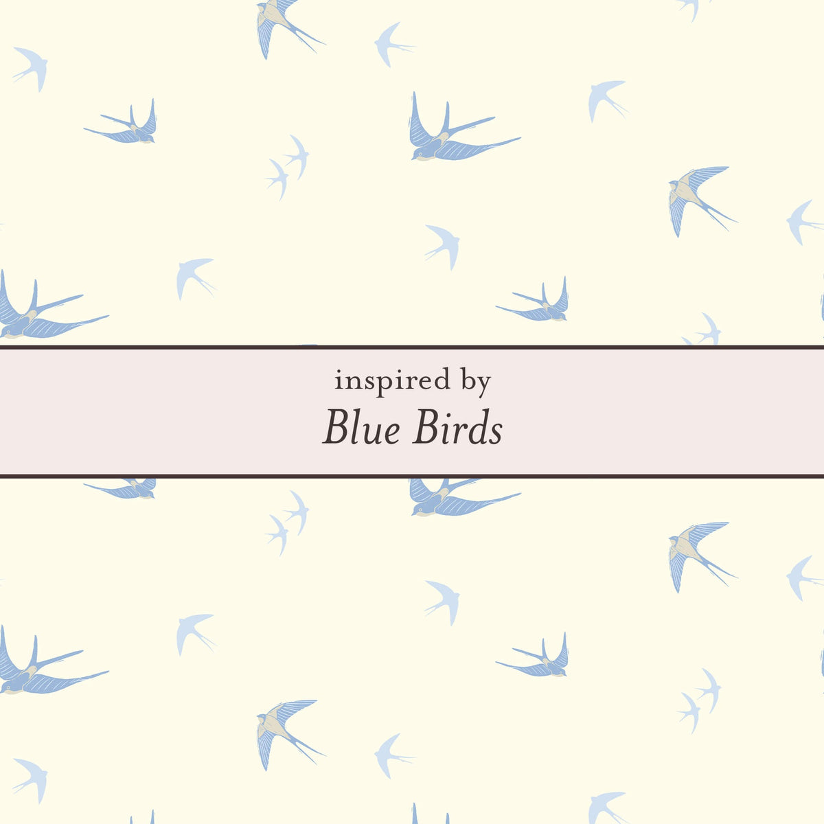 Laura Ashley Silver Blue Birds Station Necklace