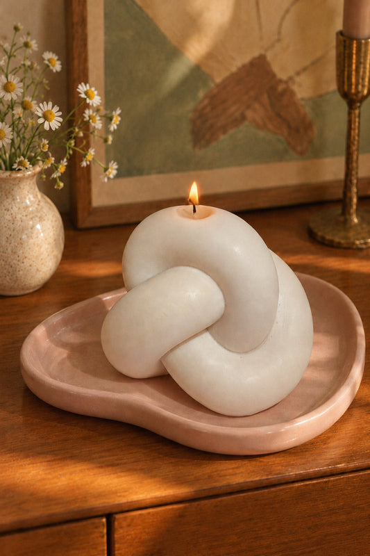 Decorative Knot Candle