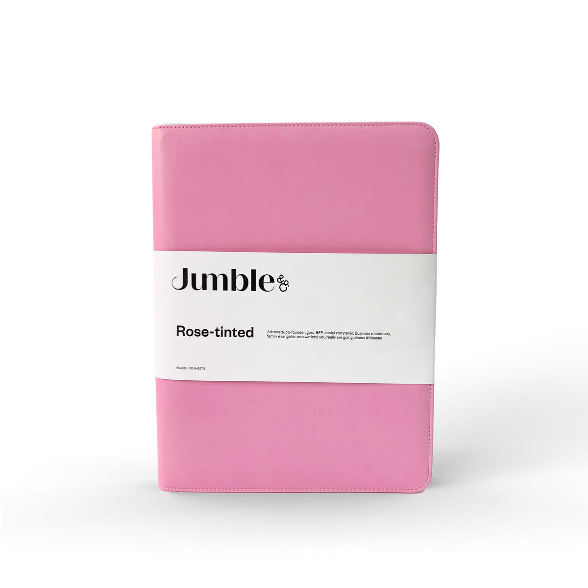 Intentus Organiser A4 PU Leather-Like Folder with Ruled Refill Pad