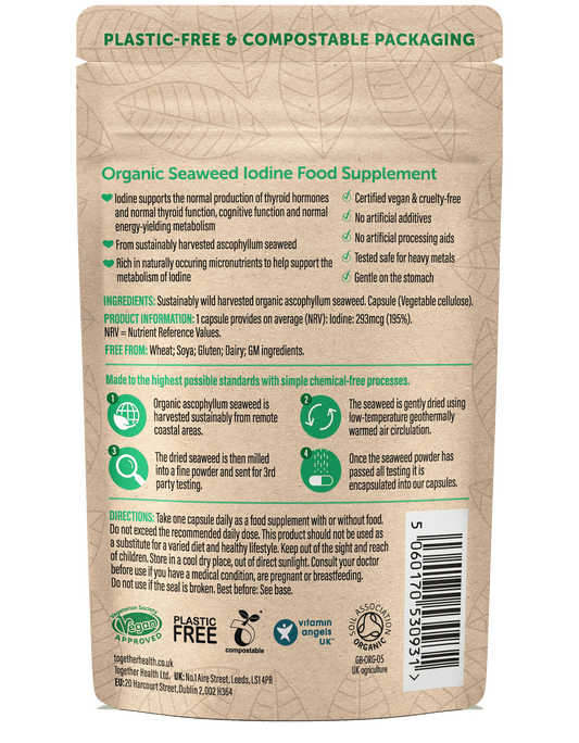 Iodine Supplement – Organic – 30 Capsules