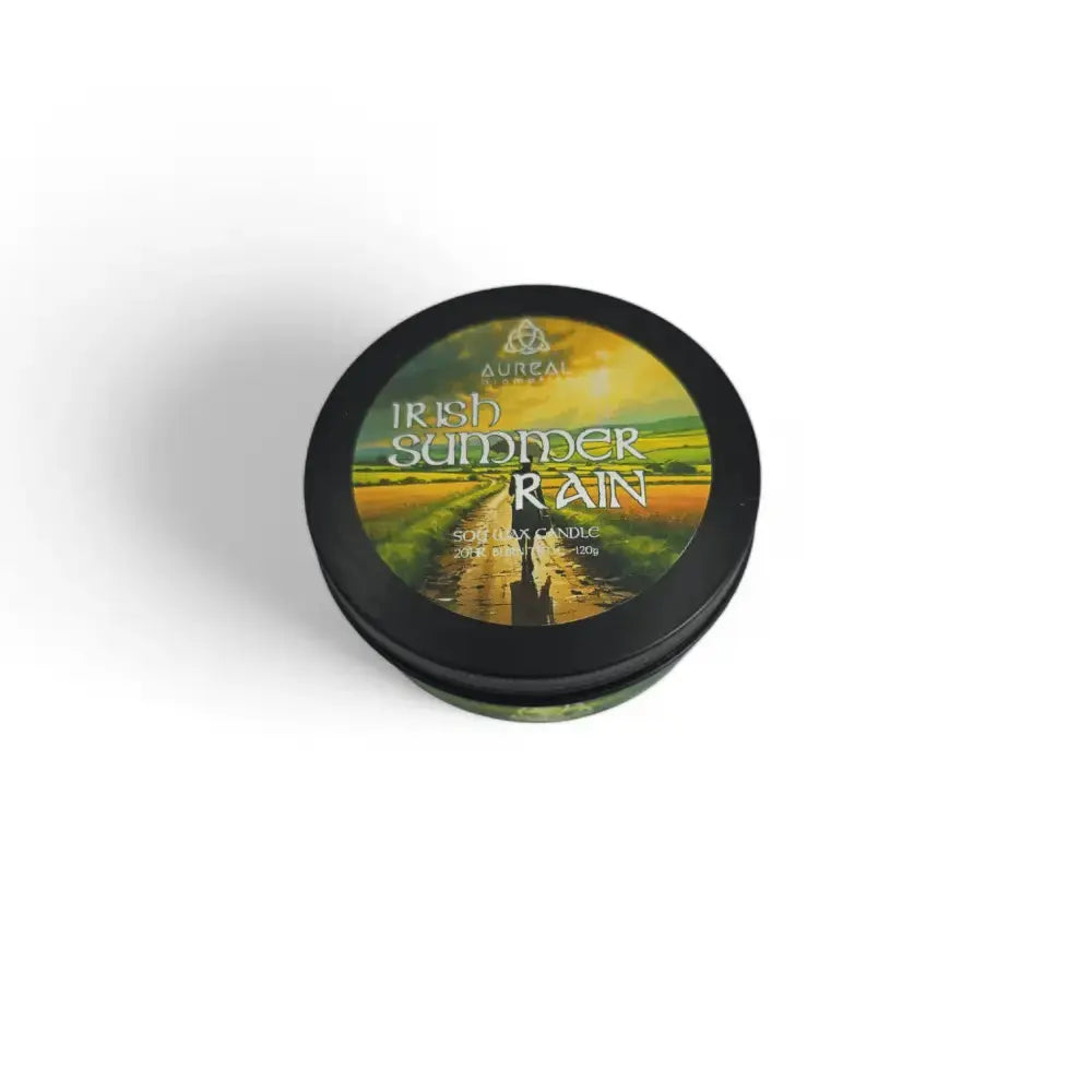 Irish Summer Rain- Atmospheric Tin Candle