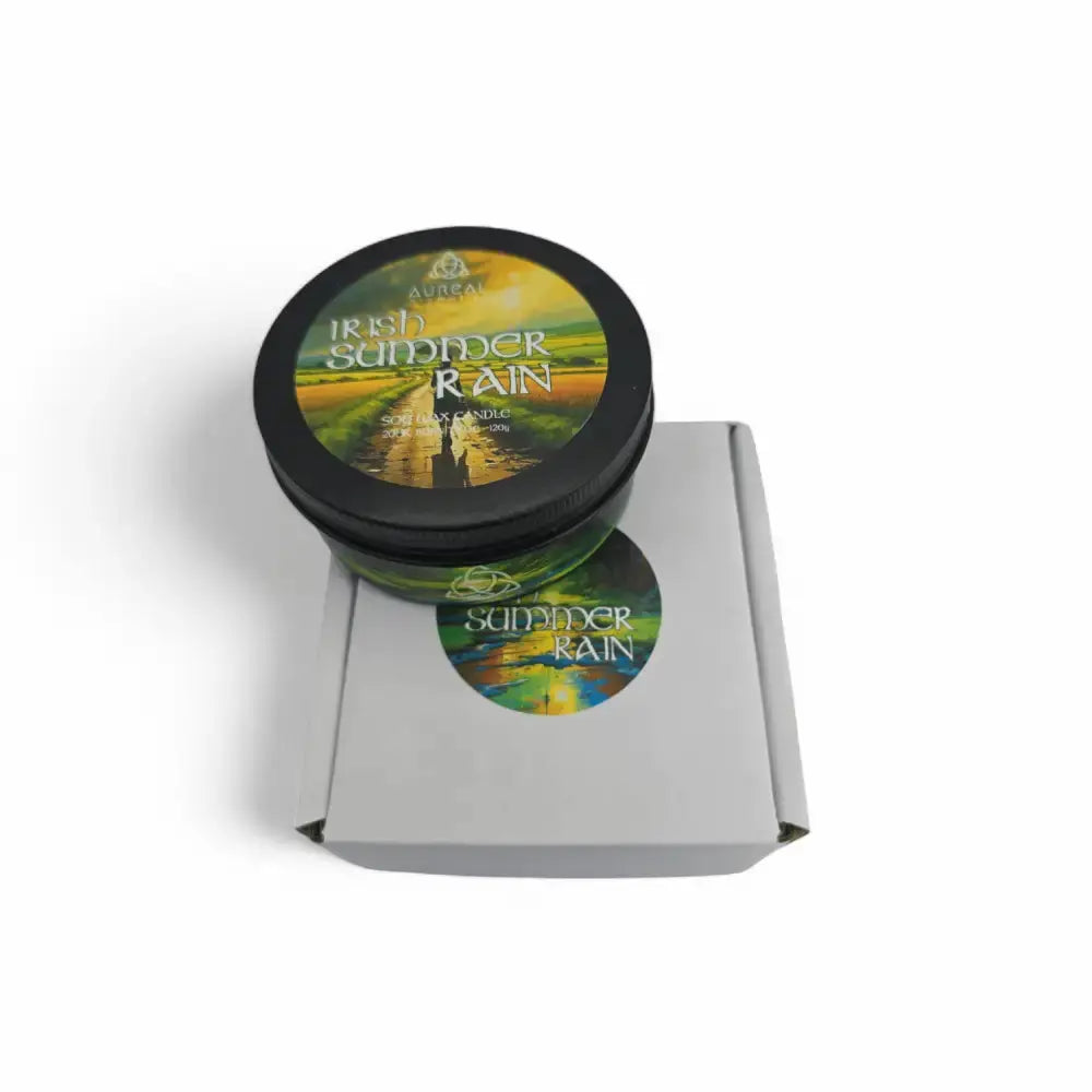 Irish Summer Rain- Atmospheric Tin Candle