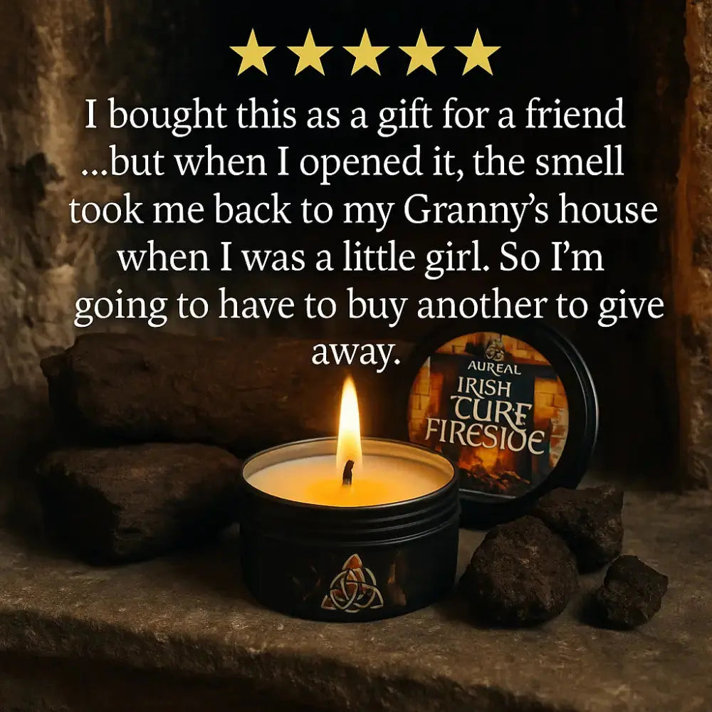 Irish Turf Fireside - Luxury Tin Candle