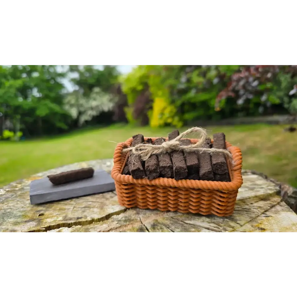 Irish Turf / Peat Incense 'Creel' Basket Set (24 pc) - The smell of Ancient Ireland