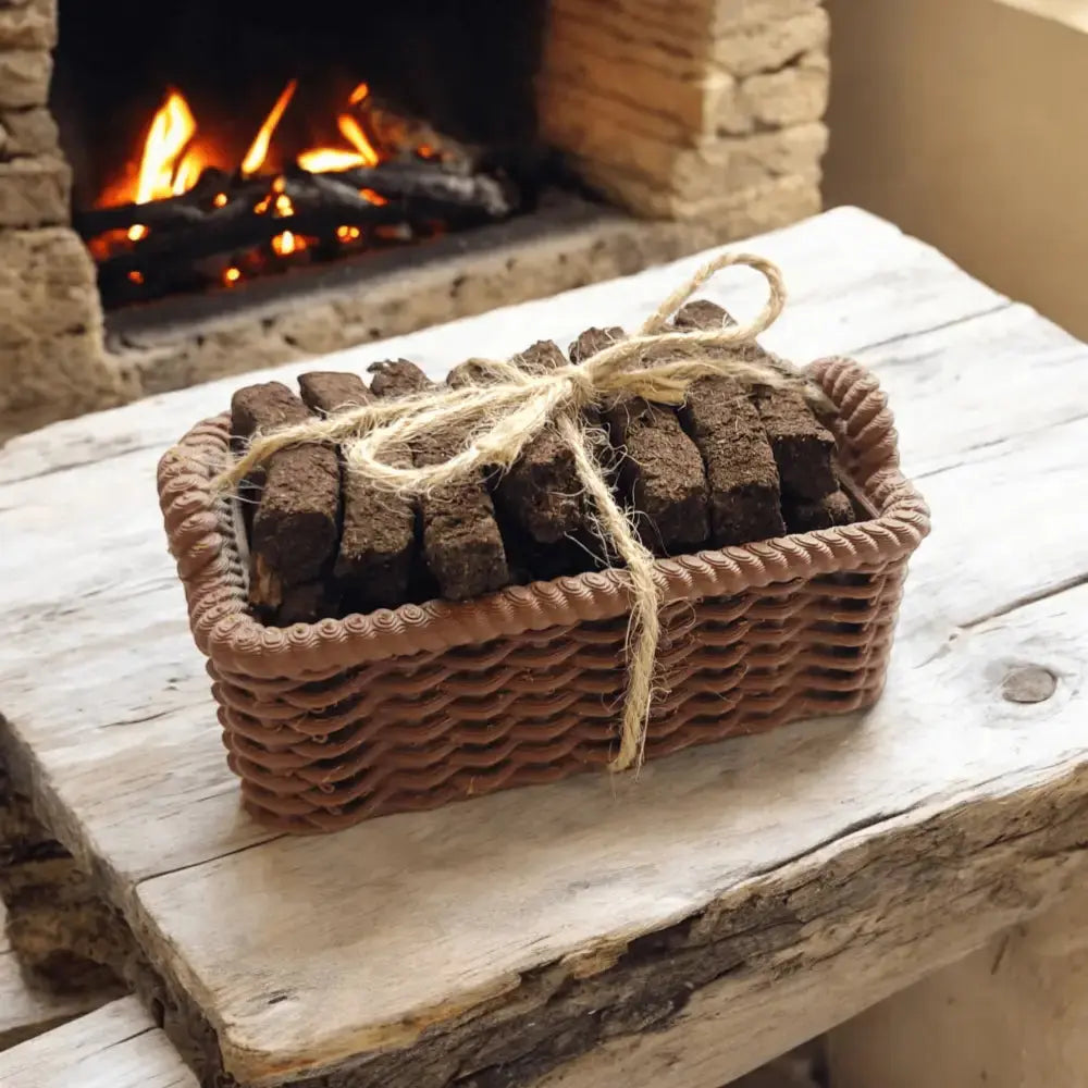 Irish Turf / Peat Incense 'Creel' Basket Set (24 pc) - The smell of Ancient Ireland