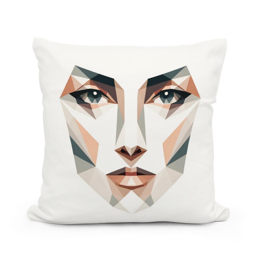 Gaze of Serenity Cotton Cushion