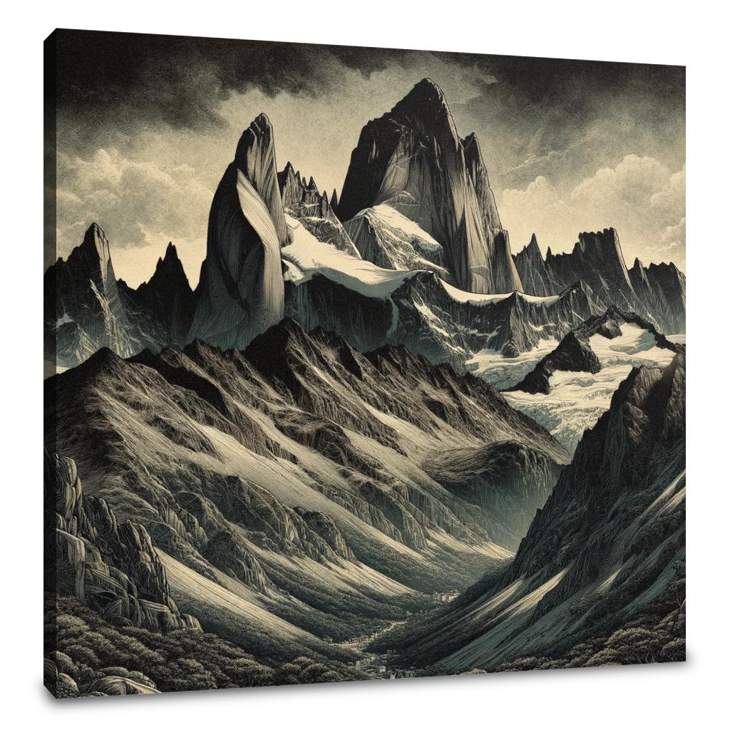 Fitz Roy Victorian Elegance Canvas