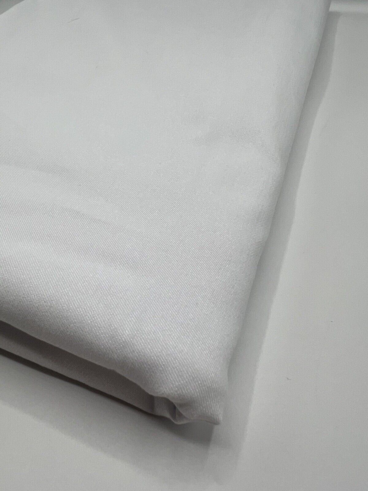 Ivory Bengaline Stretch Fabric