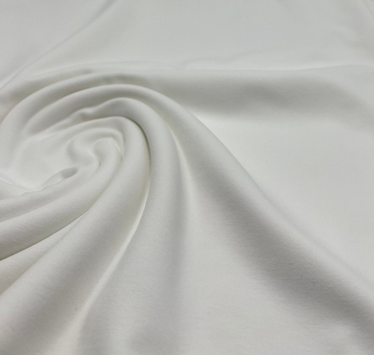 Ivory Stretch Jersey 220GSM 4 Way Stretch Fabric