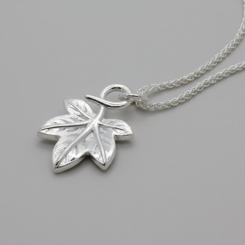 Ivy Leaf Silver Charm