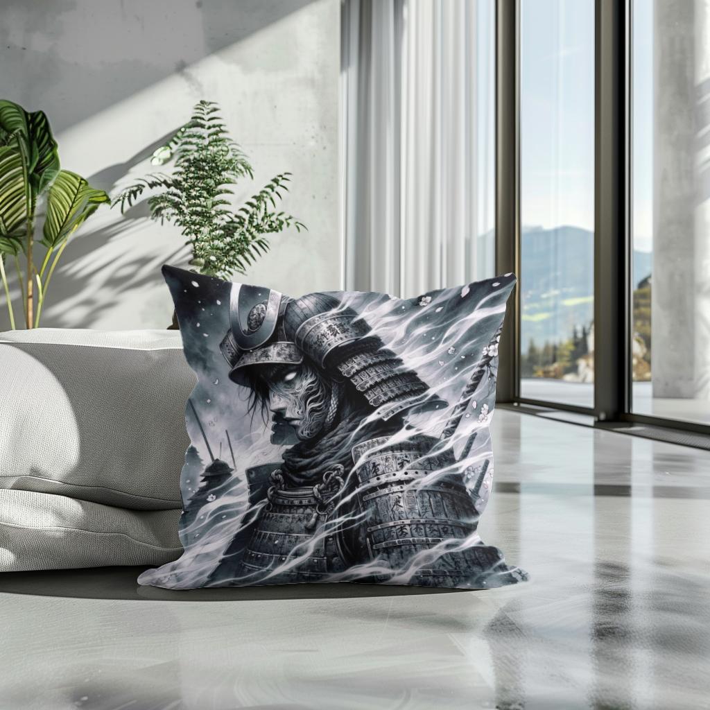 Eternal Samurai Cotton Cushion