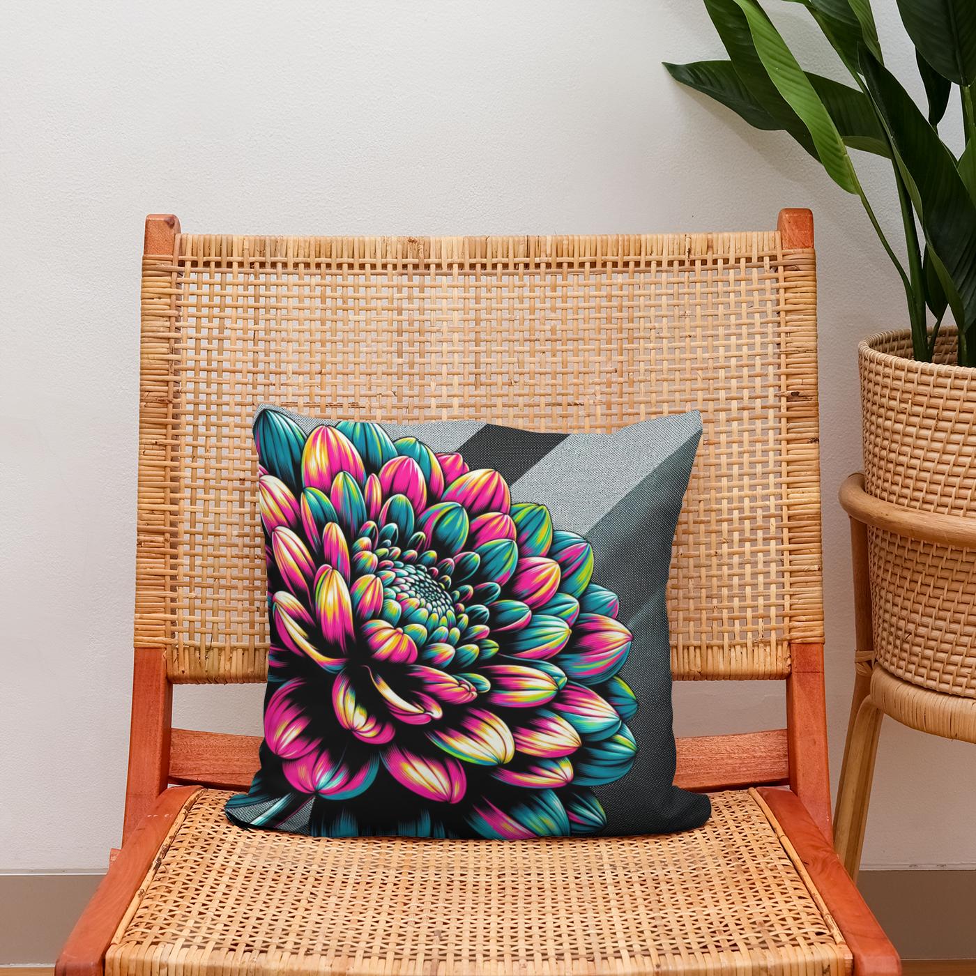 Neon Bloom Essence Cotton Cushion