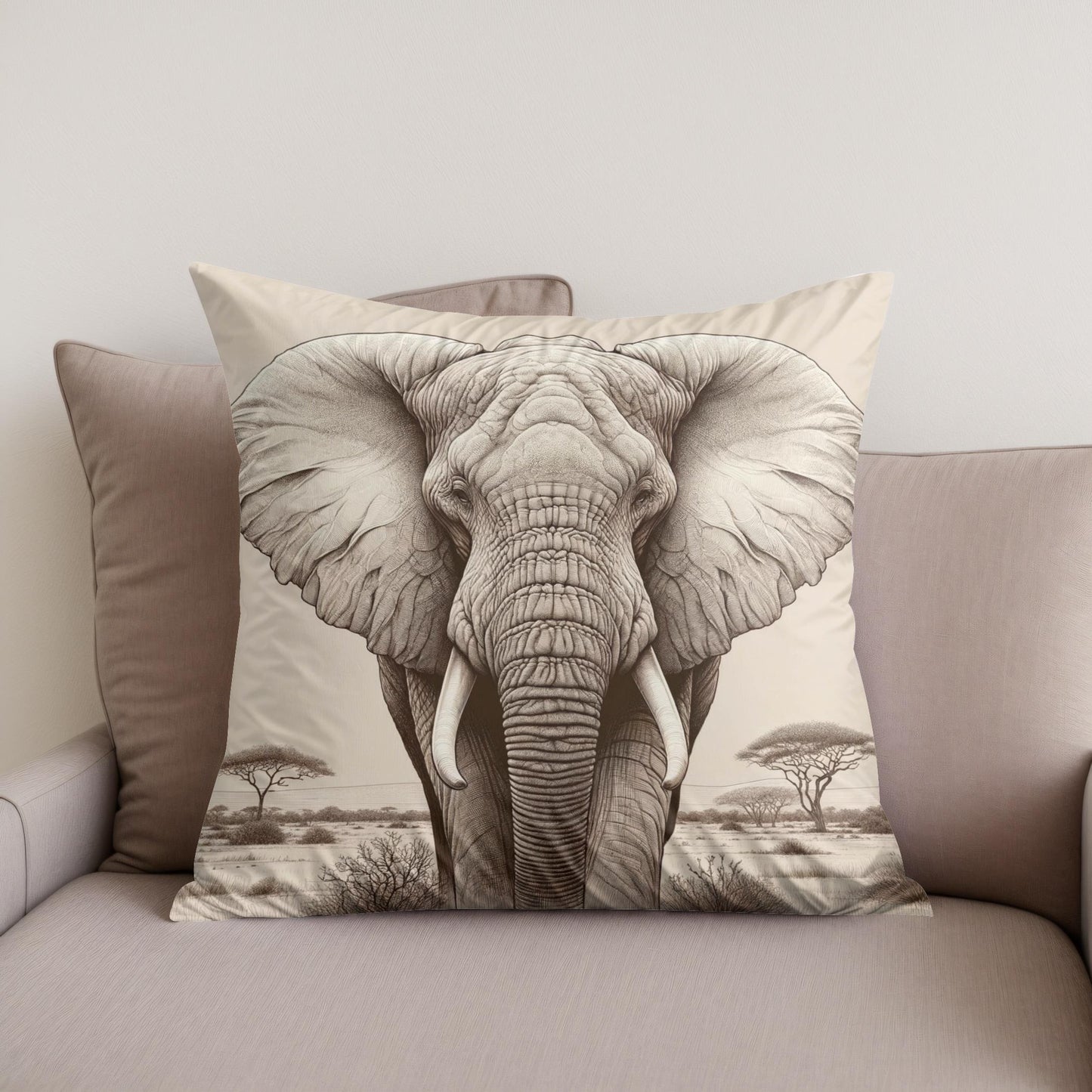 Savannah Sovereign Portrait Cotton Cushion