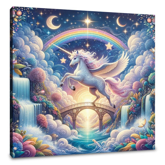 Magical Unicorn Enchantment Canvas