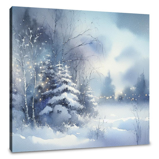 Winter's Melancholy Solitude Canvas