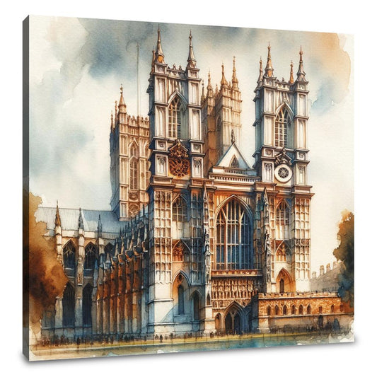 London Westminster Abbey Warmth Canvas