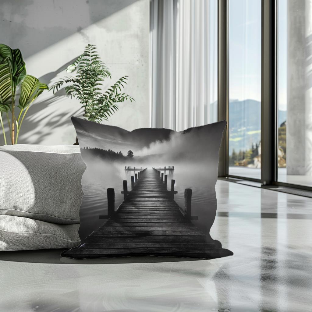 Quiet Waters Cotton Cushion