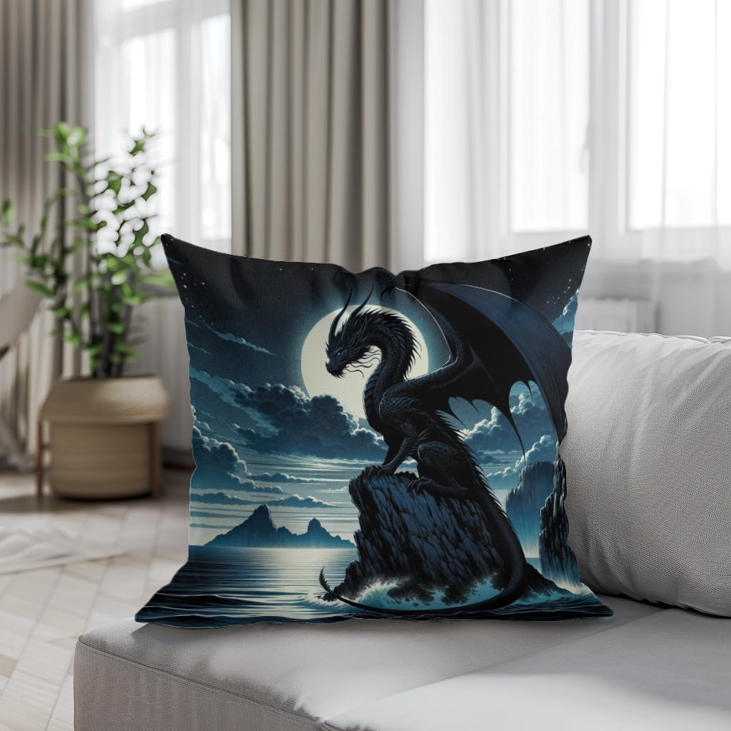 Twilight Dragon Cotton Cushion