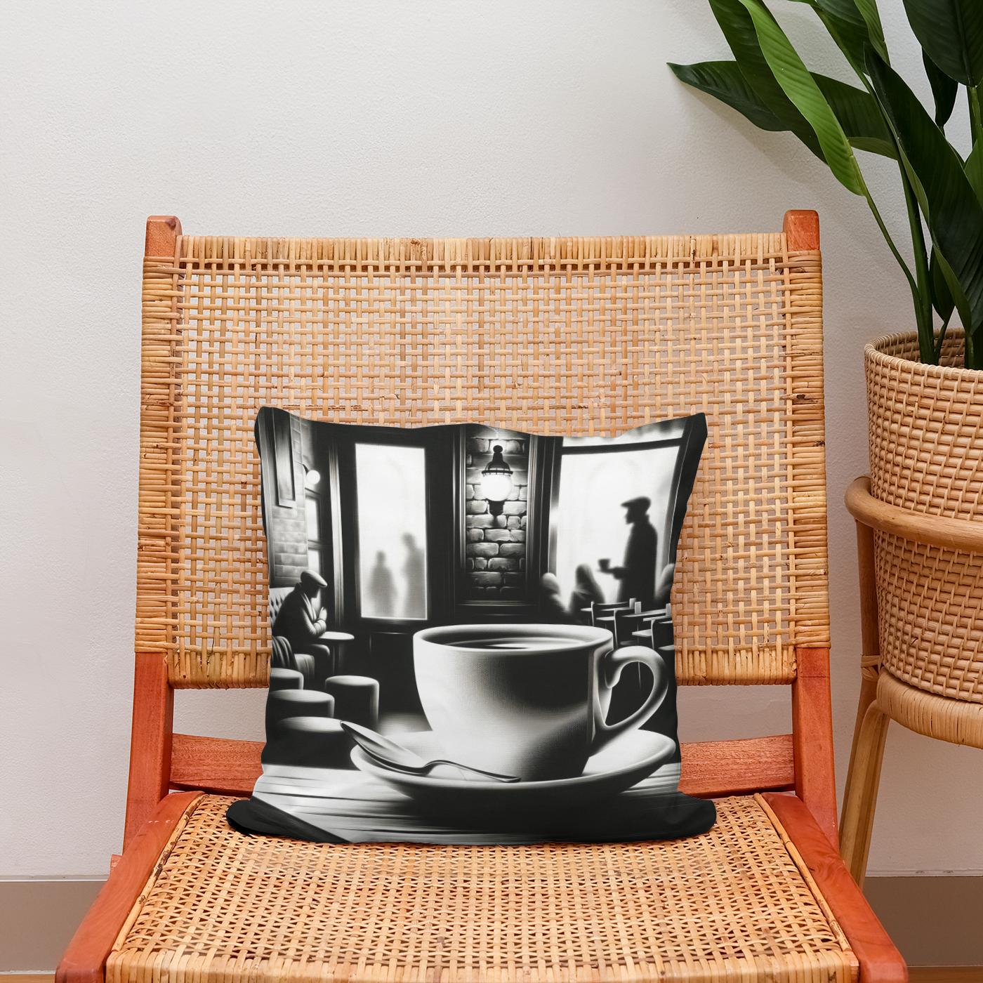 Timeless Brew Tales Cotton Cushion