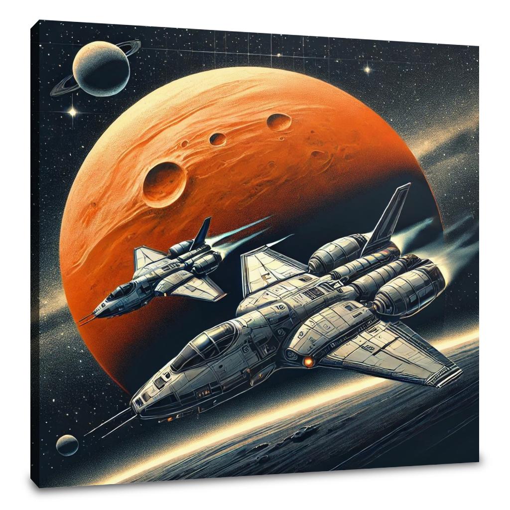 Cosmic Exploration Canvas