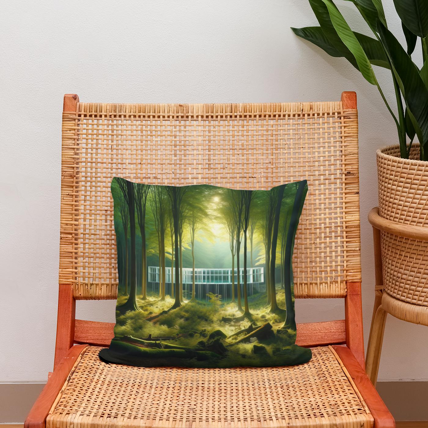 Nature's Modern Ballet Cotton Cushion