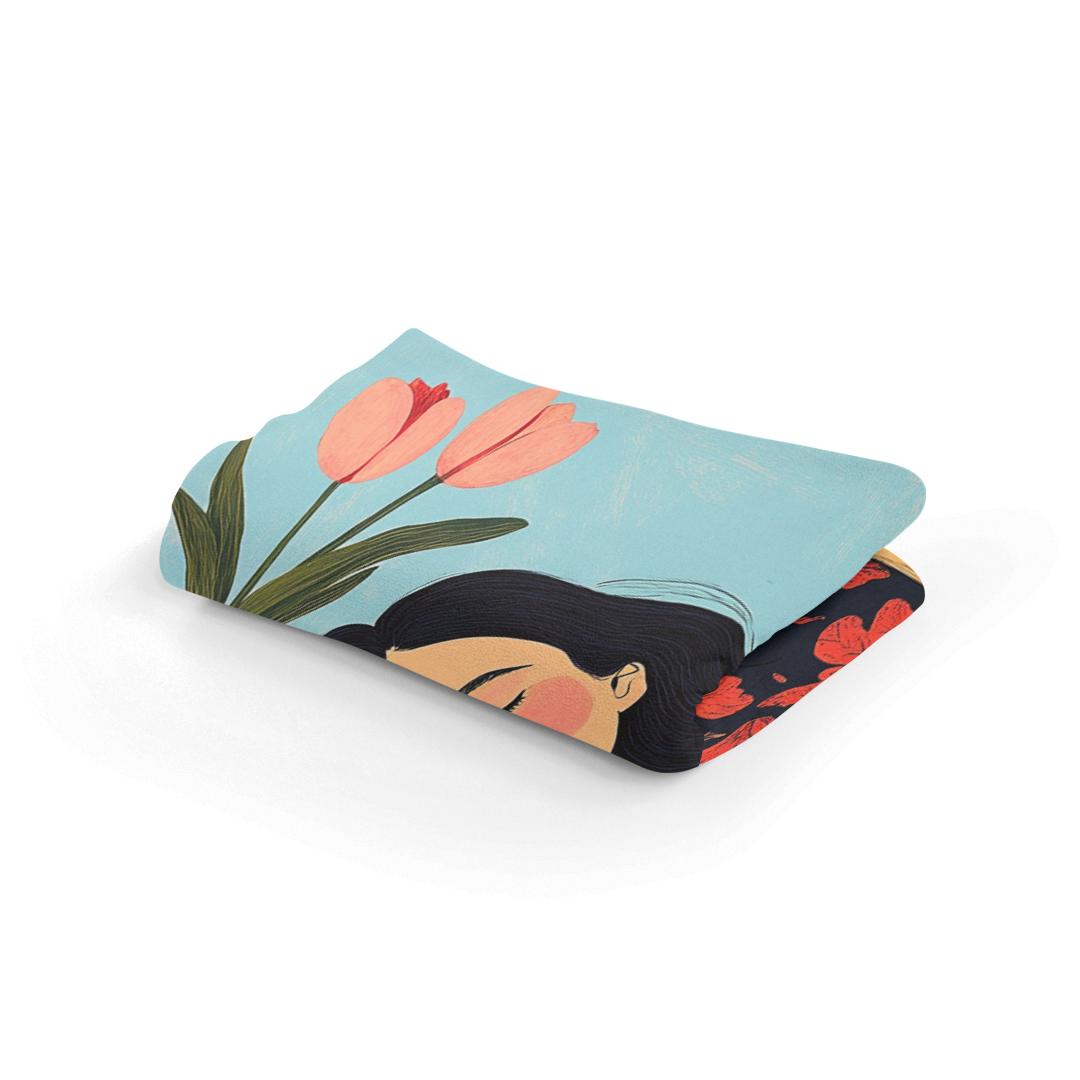Dreaming by the Tulip Blanket