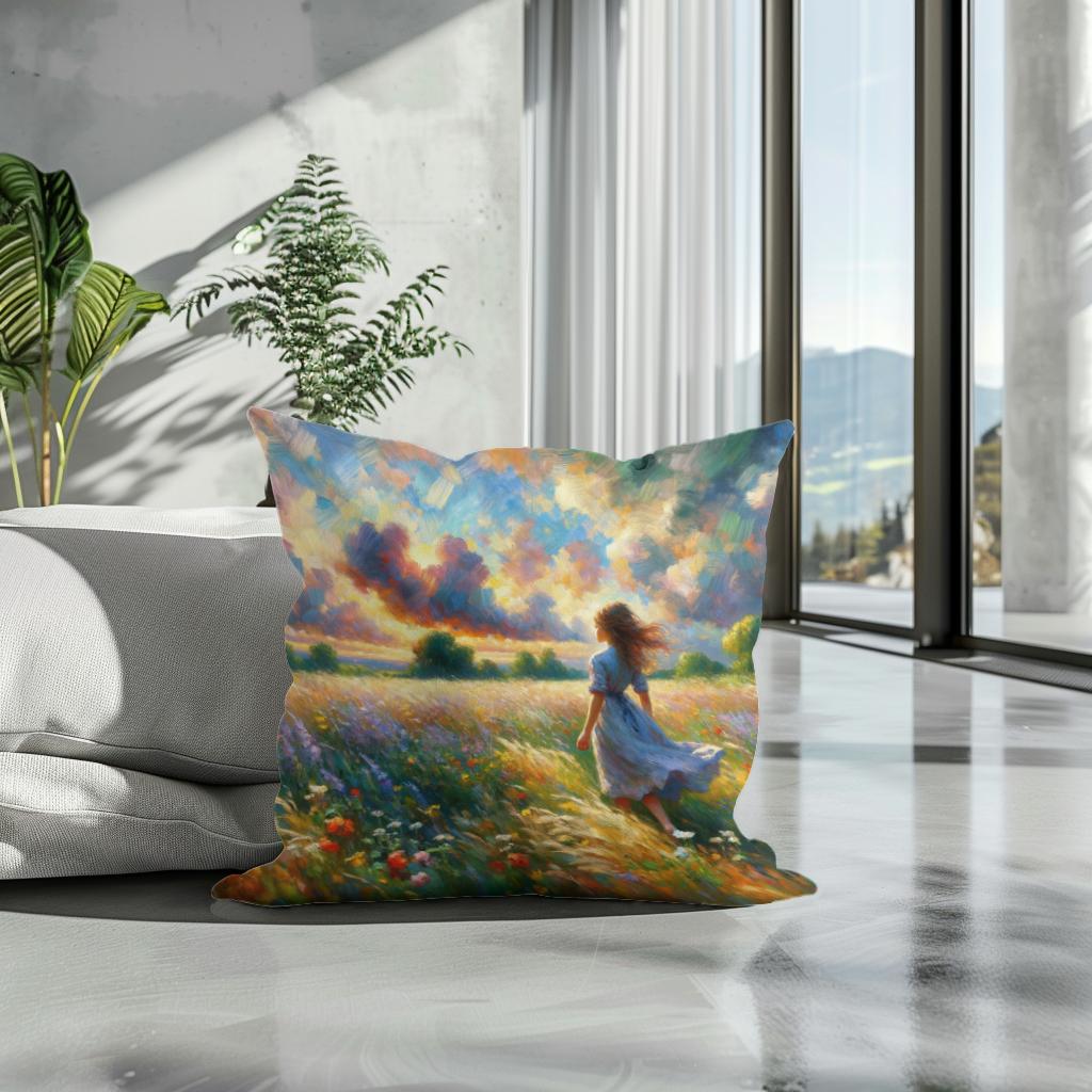 Youthful Reverie Cotton Cushion