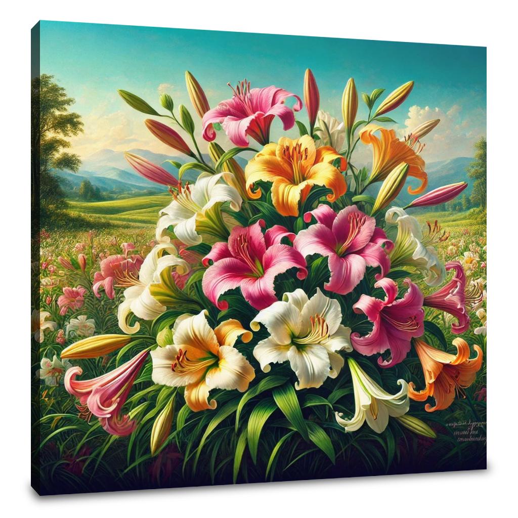 Eternal Lilies Canvas