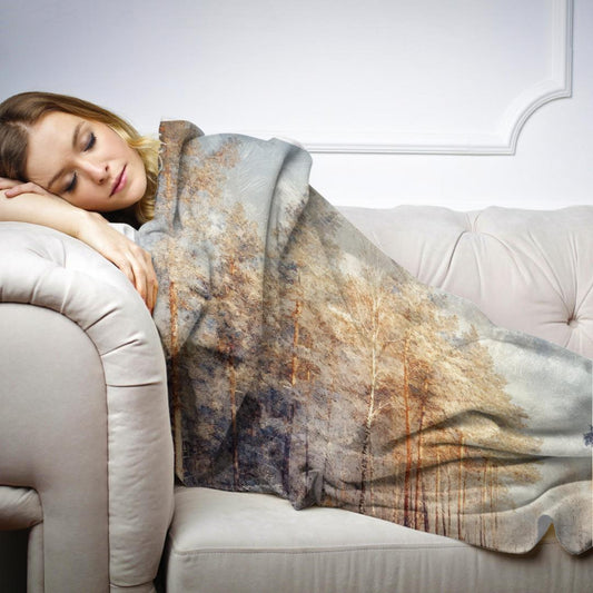 Winter Forest Walk Blanket