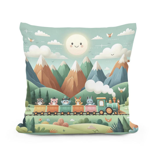 Mountain Express Cotton Cushion