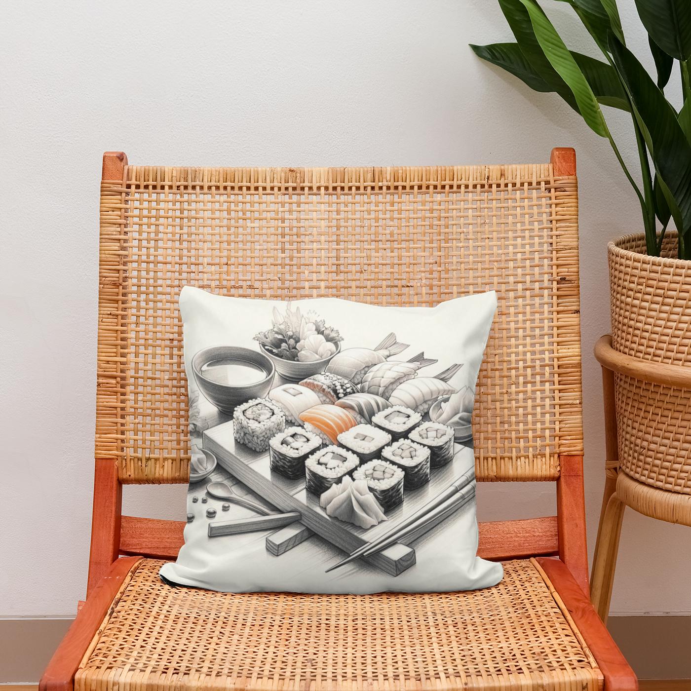 Sushi Zen Cotton Cushion