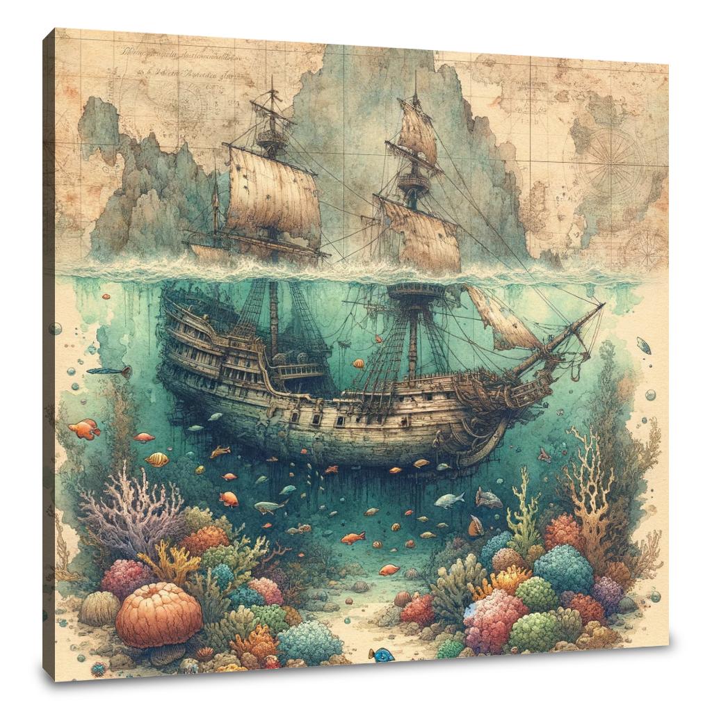 Sunken Treasures Canvas