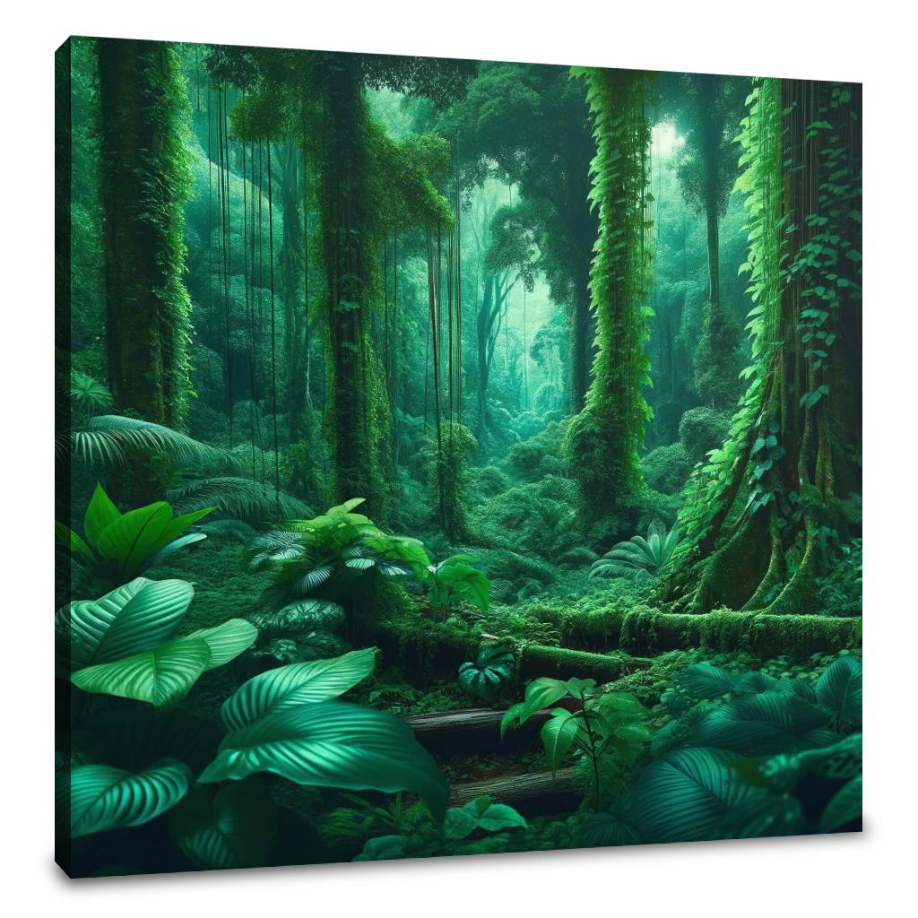 Jade Jungle Canvas