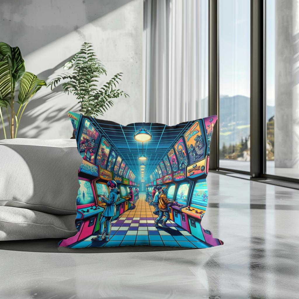 Future Play Arcade Cotton Cushion