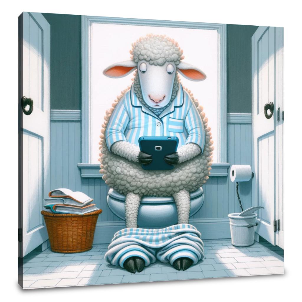 Storybook Sheep Shenanigans Canvas