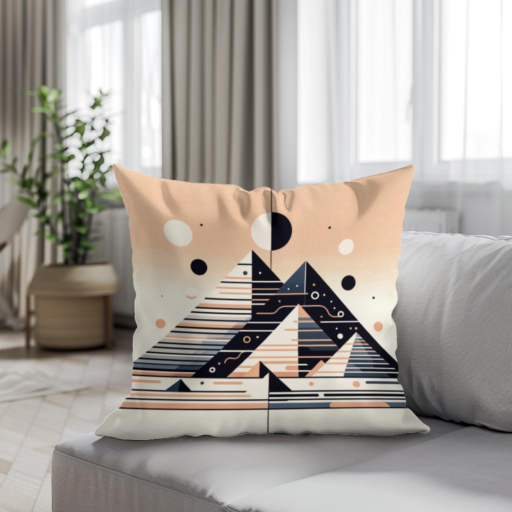 Serenity of Ancient Sands Cotton Cushion