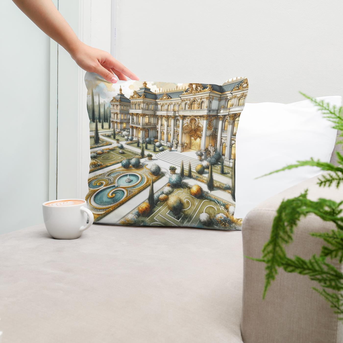 Baroque Minimalist Cotton Cushion