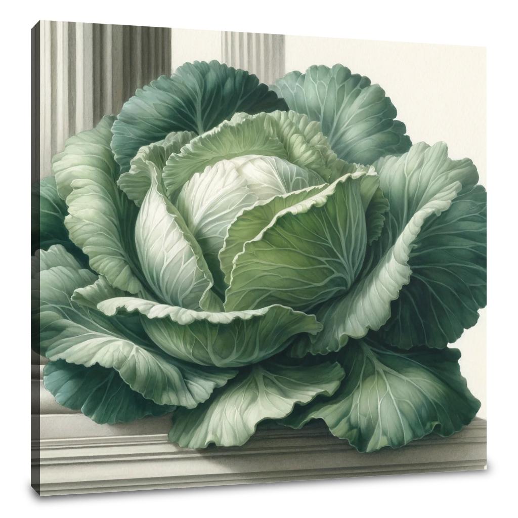 Classic Cabbage Cluster Canvas