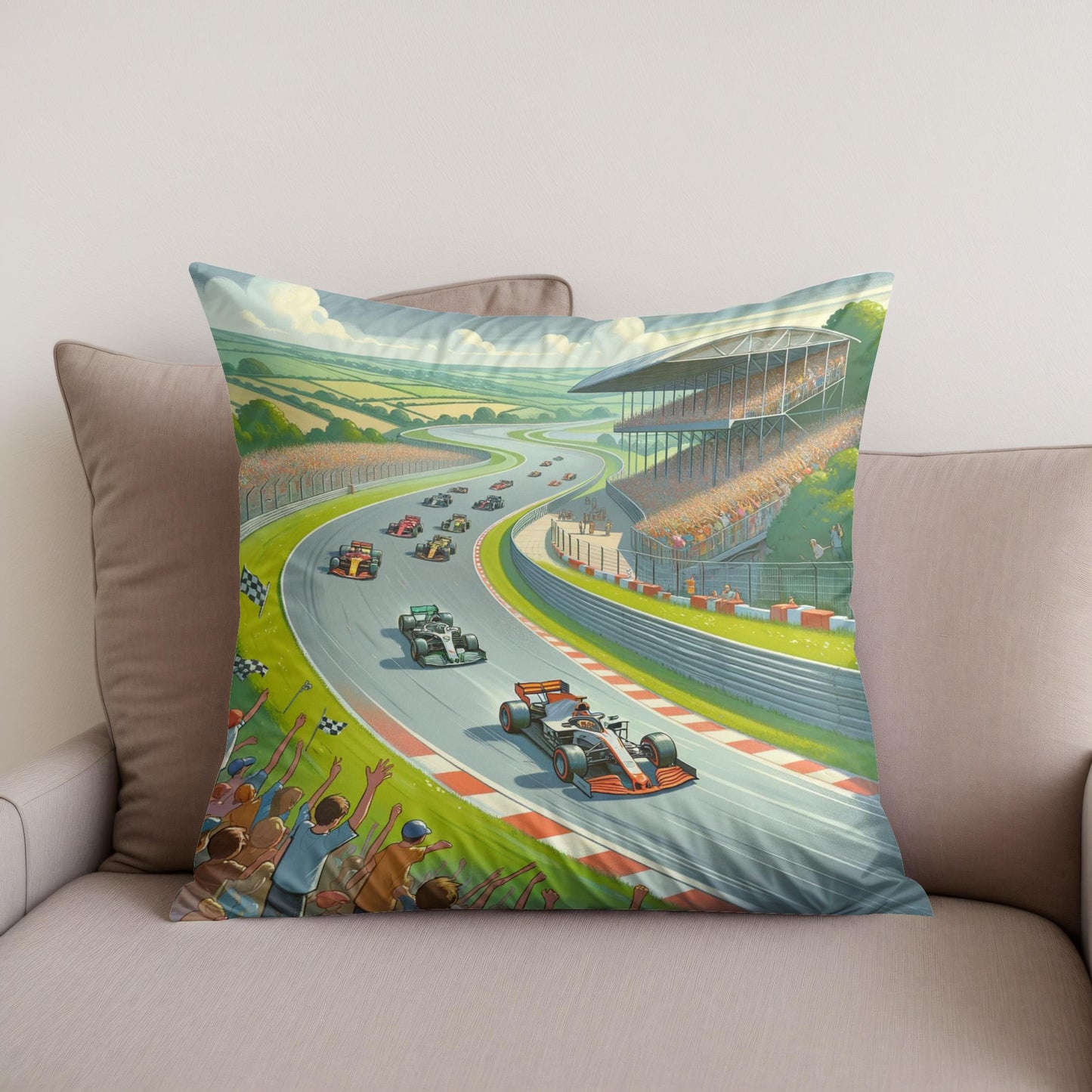 Speedway Adventure Cotton Cushion