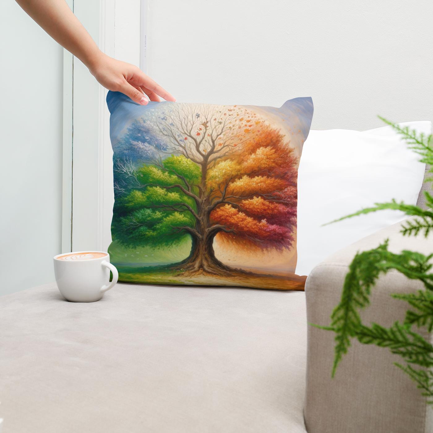 Seasons in Harmony Cotton Cushion
