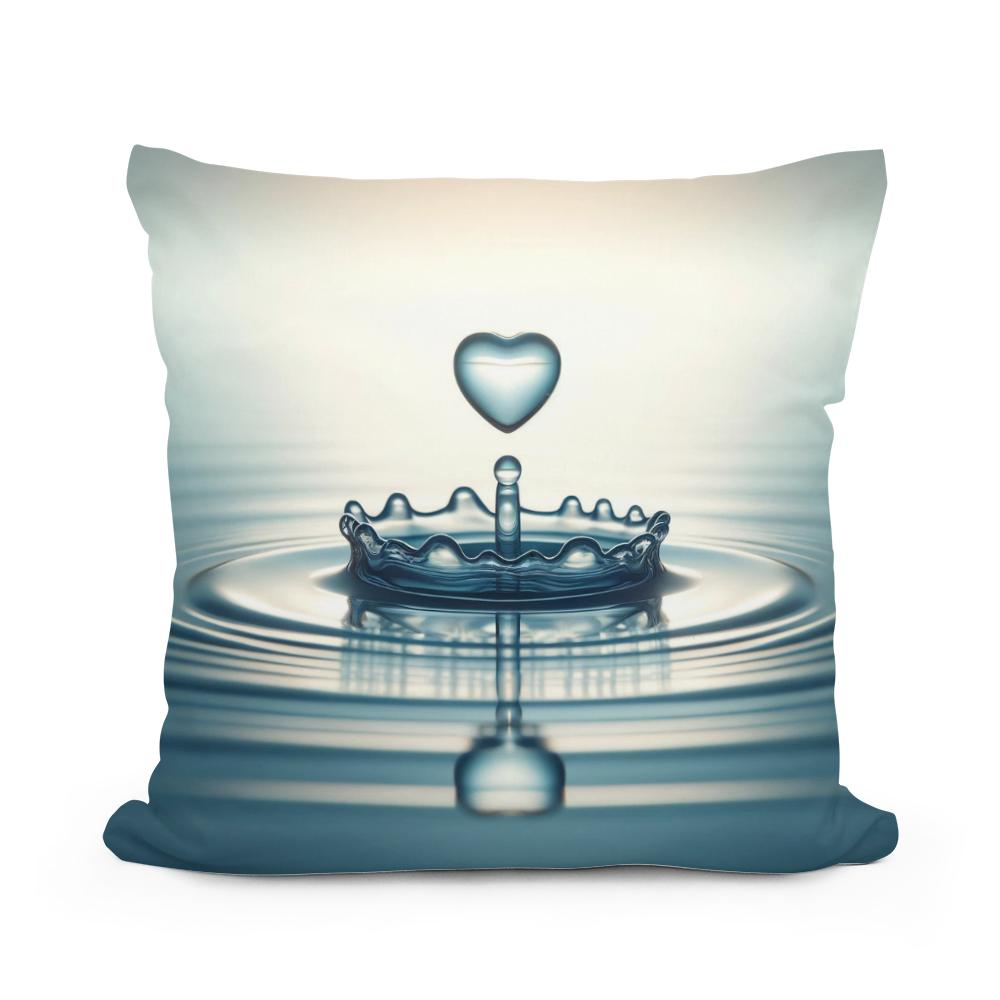 Love's Gentle Ripple Cotton Cushion