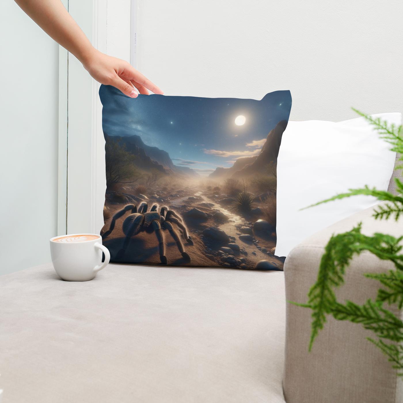 Moonlit Journey Cotton Cushion
