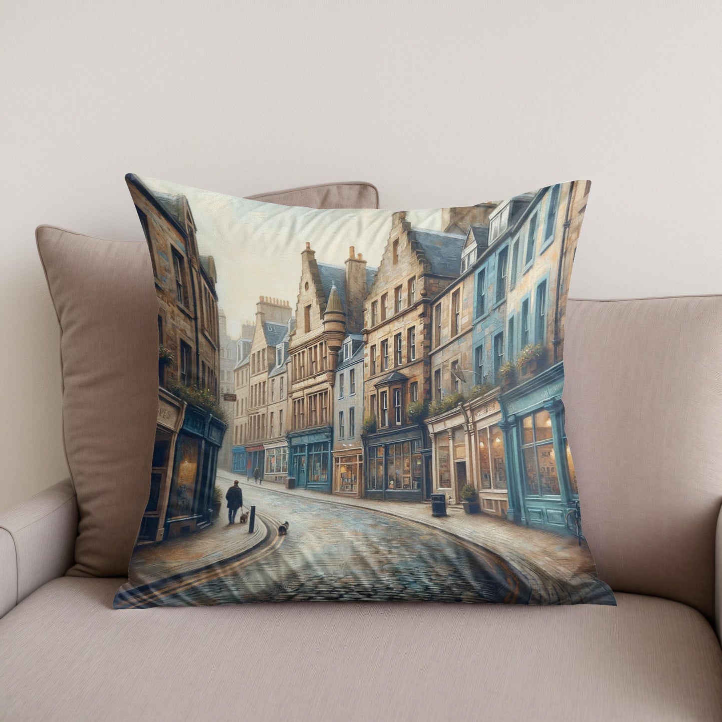Morning Serenity in Dundee Cotton Cushion