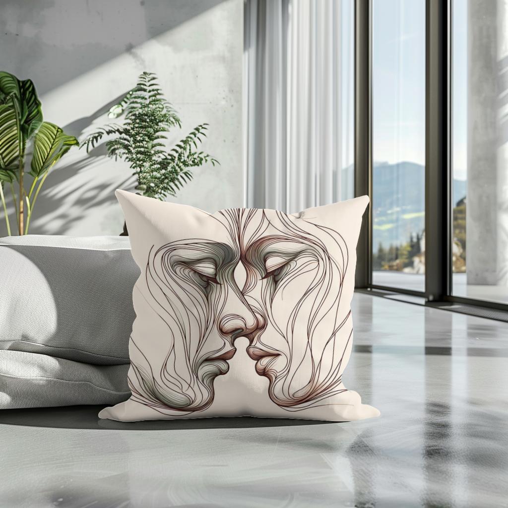 Fusion of Souls Cotton Cushion