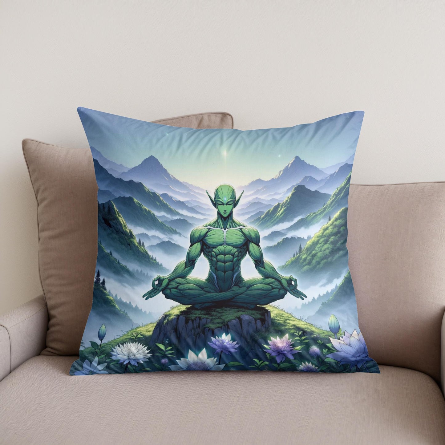 Mystic Peak Cotton Cushion