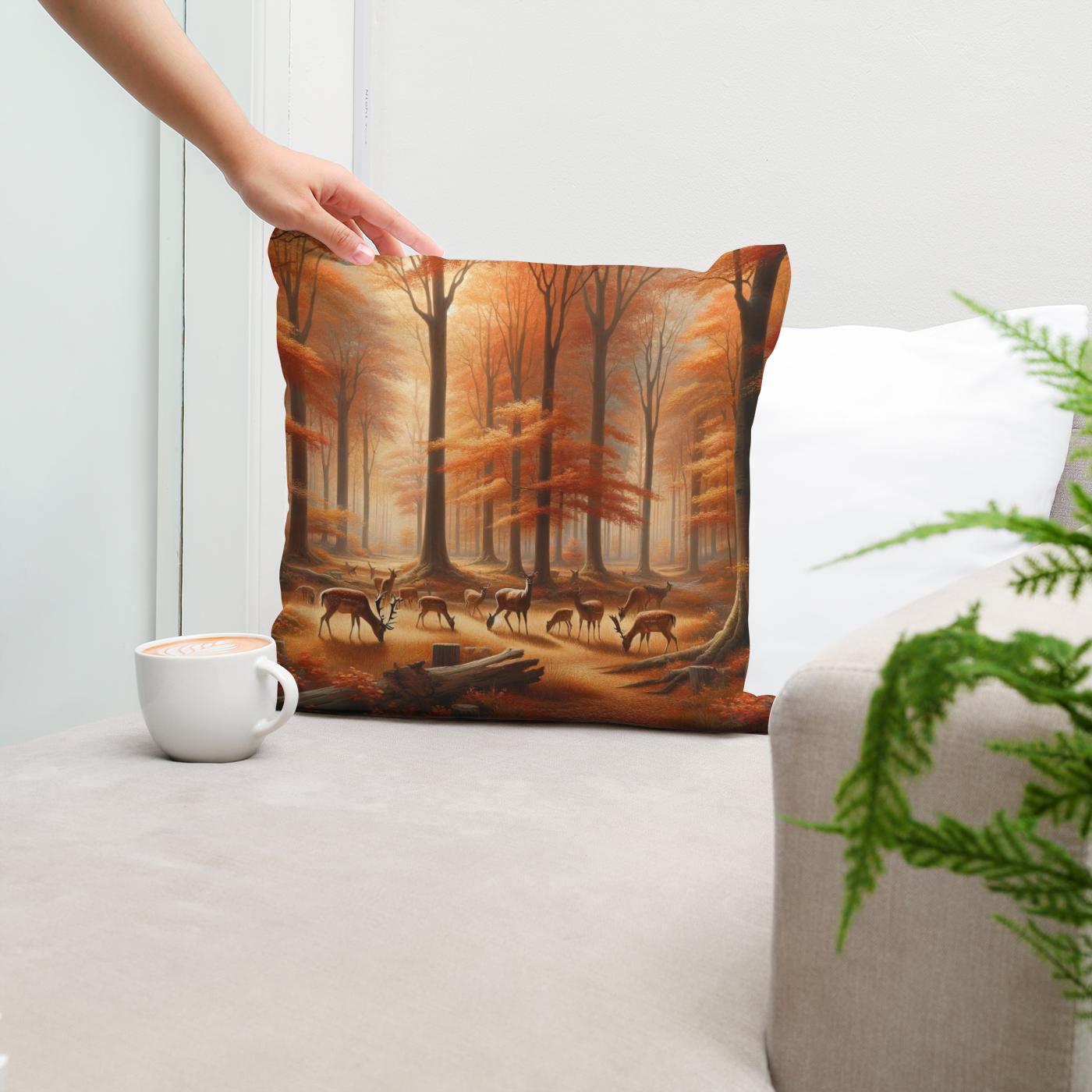 Autumn Whisper Cotton Cushion