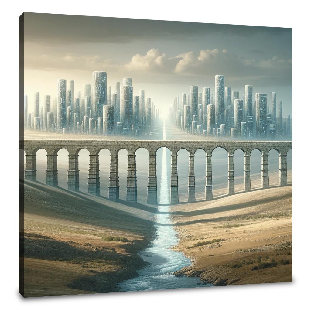 Aqueduct of Futures Past Canvas