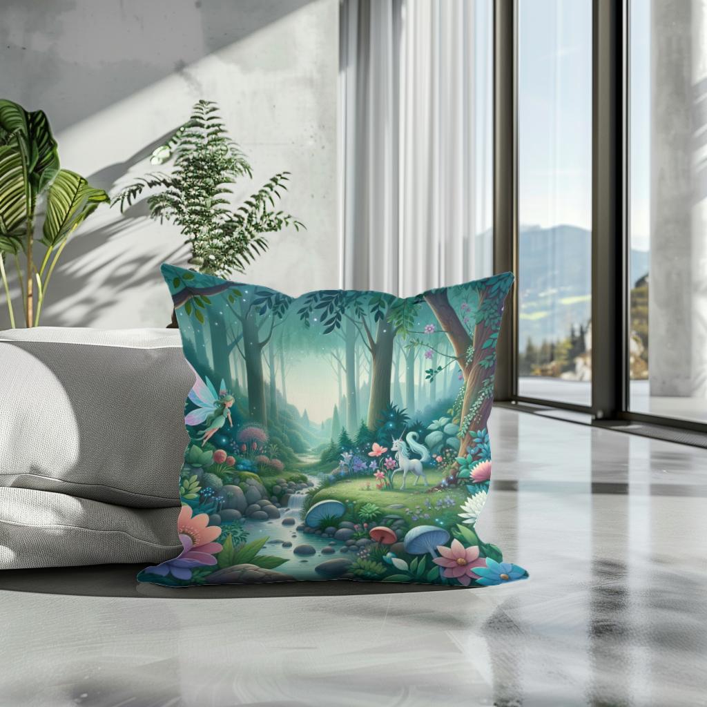 Enchanted Garden Cotton Cushion