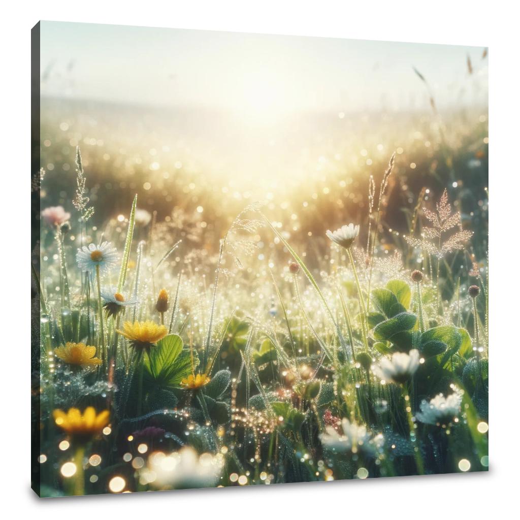 Dew-Kissed Meadow Canvas