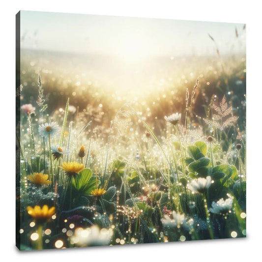 Dew-Kissed Meadow Canvas